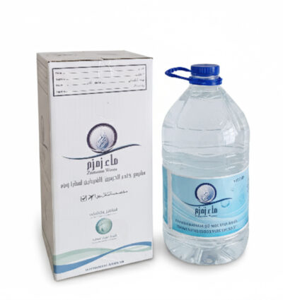 5L Sealed Makkah Zamzam Bottle | Printed Single Box | 1 Bottle Each Box
